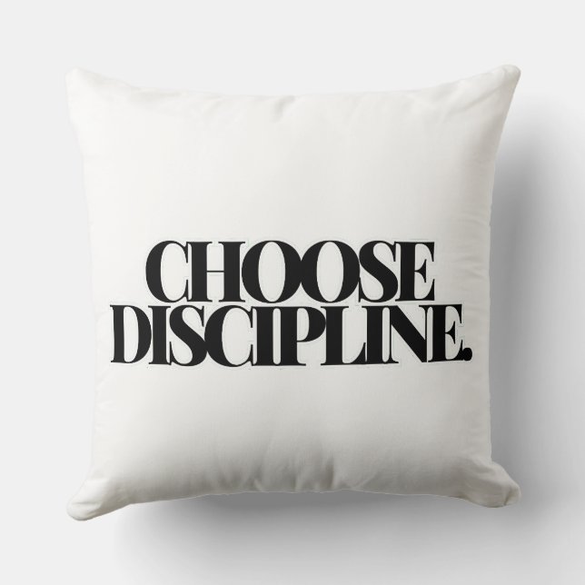 Coussin Throw Pillow – Minimalist Inspirational Home Decor (Verso)