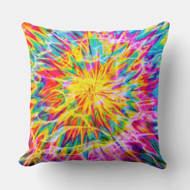 COUSSIN TIE DYE ÉCLABOUSSURE  (Recto)
