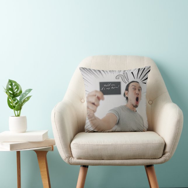 Coussin Tiens bon, c'est mon tour ! – Conception d'express (Chaise)