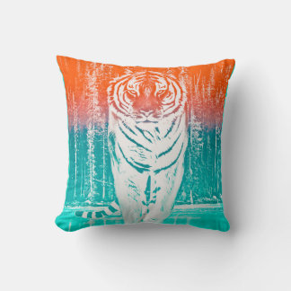 Coussin Tiger Art Print 