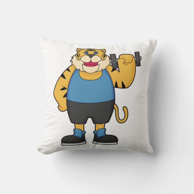 Coussin Tiger Fitness Dumbbell (Recto)