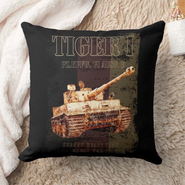 Coussin Tiger I Allemand 2ÈME GUERRE MONDIALE de chars lou (Couverture)