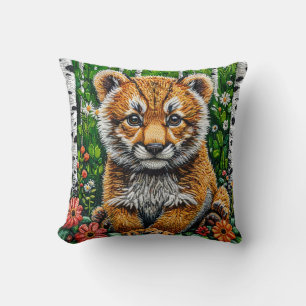 Coussin Tigre de dessin animé mignon