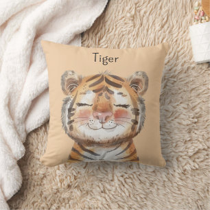 Coussin Tigre orange