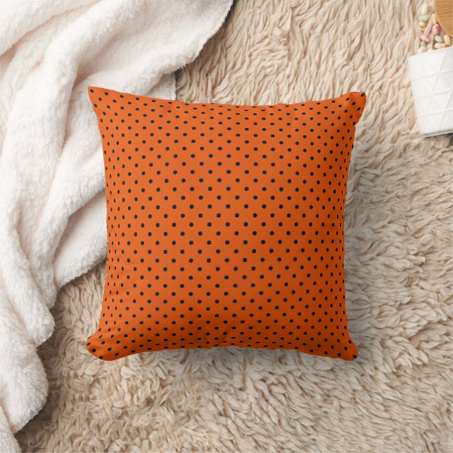 Coussin Tigre Orange et Points Noirs  (Couverture)