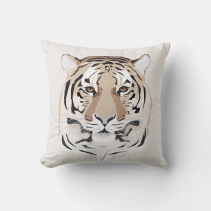 Coussin Tigre, visage de tigre, symbole de l'oreiller de 2