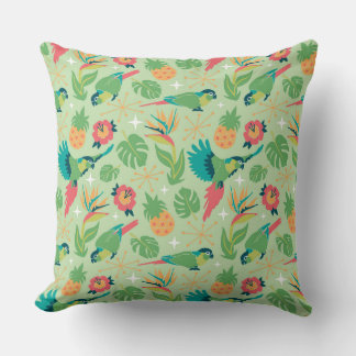Coussin Tiki Parrot Pillow