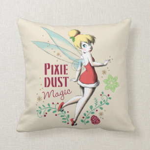 Coussin Tinker Bell   Magie Vintage Pixie Dust