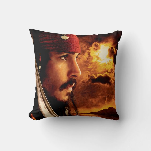 Coussin Tir de face latéral Jack Sparrow (Recto)
