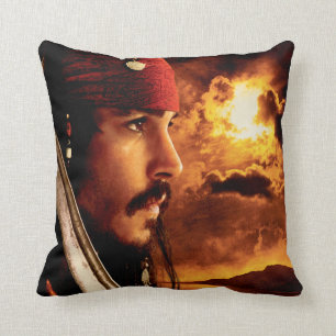 Coussin Tir de face latéral Jack Sparrow
