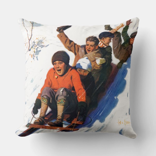 Coussin Tobagganing (Recto)