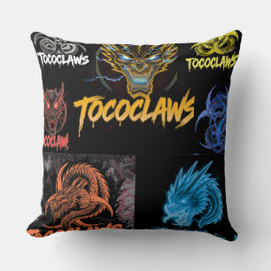 Coussin TOCOCLAWS Dragon Battalion : Autocollant de risque
