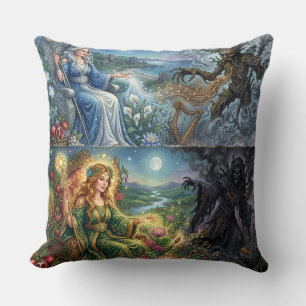 Coussin TOCOCLAWS Fantastique Déesse et Monstre de l'Arbre