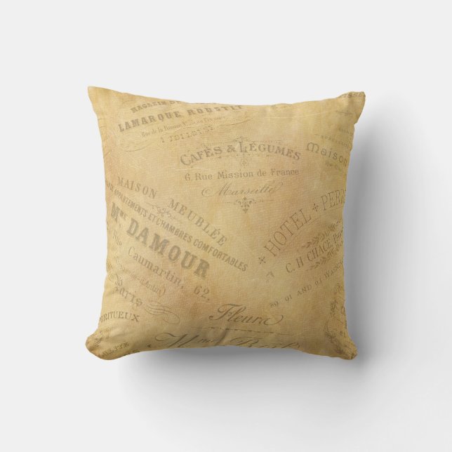 Coussin Toile française (Recto)