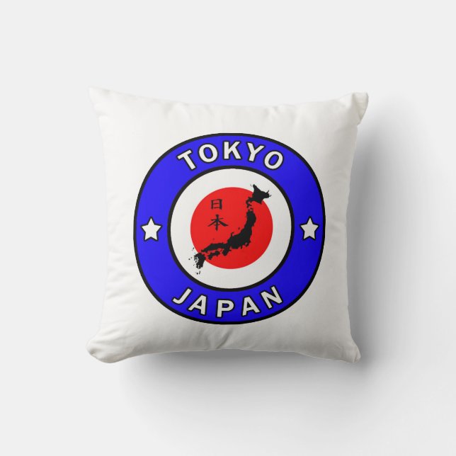 Coussin Tokyo Japon (Recto)