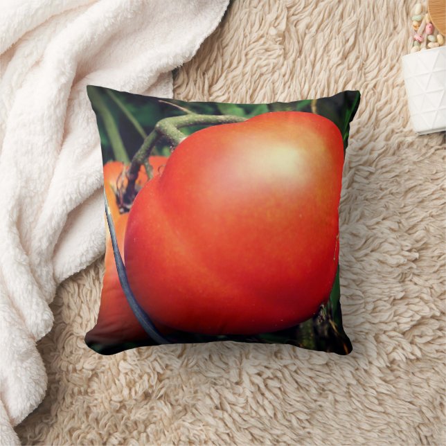 Coussin Tomates Rouge Ripe Garden Sur La Vigne (Couverture)