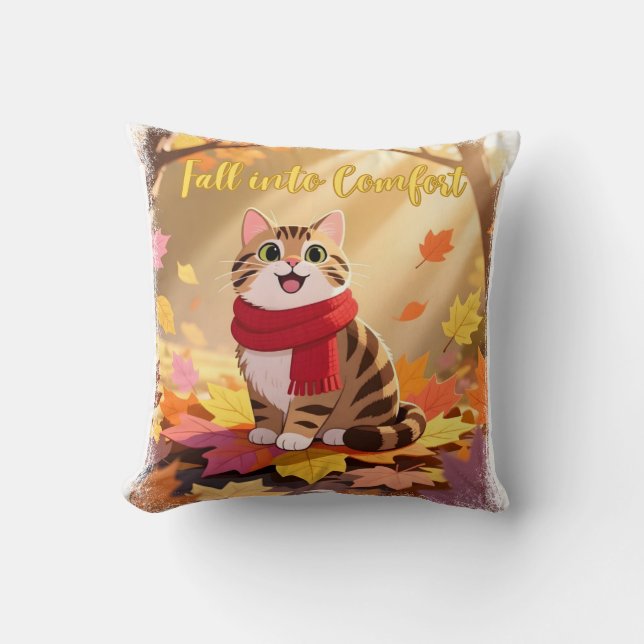 Coussin Tomber dans le confort (Recto)
