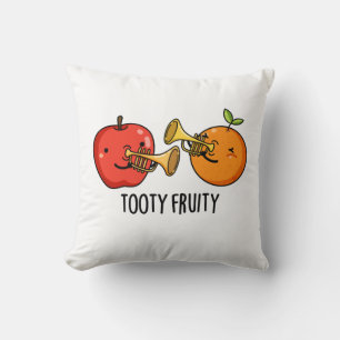 Coussin Tooty Fruity Amusant Fruit Musicien Pun