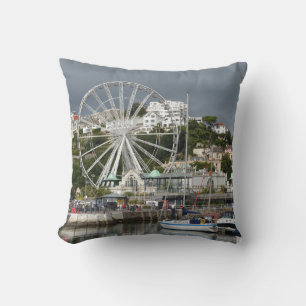 Coussin Torquay, Devon, Angleterre Jeu d'oreiller / Coussi