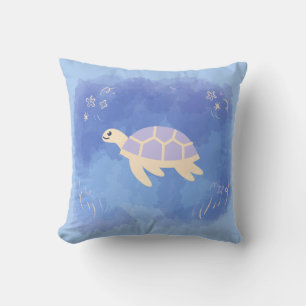 Coussin Tortue dans l'eau