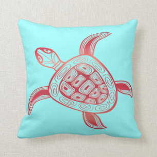 Coussin Tortue d'Hawaï Aloha