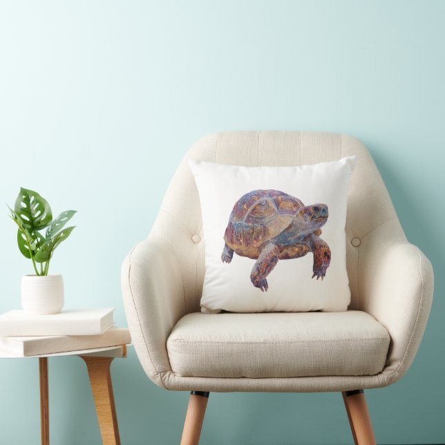 Coussin Tortue heureuse (Chaise)