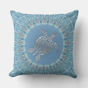 Coussin Tortue Thème de la Plage Boho
