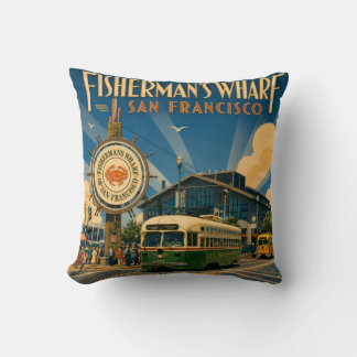 Coussin Tote de Fisherman's Wharf