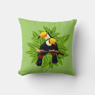 Coussin Toucan Duo Green