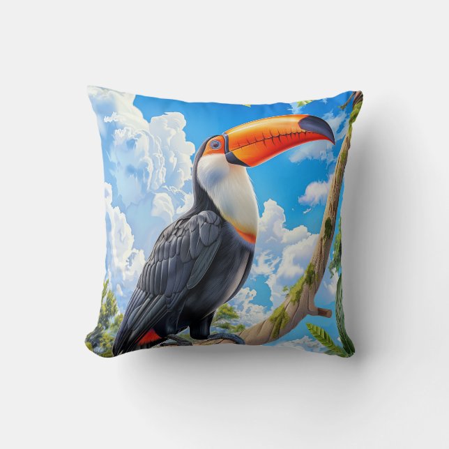 Coussin Toucan toco (Recto)