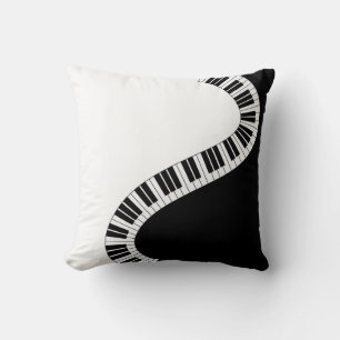 Coussin Touches de piano courbées