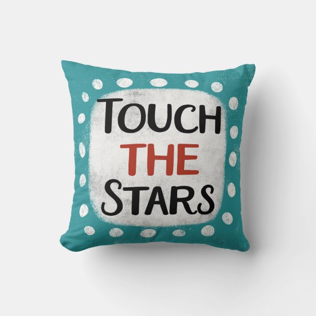Coussin Touchez L'Oreiller Étoiles (Recto)