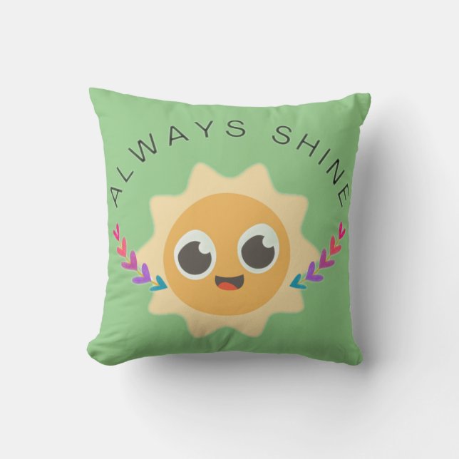 Coussin Toujours briller (Recto)