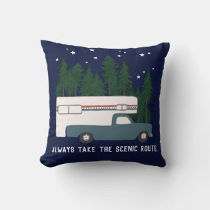 Coussin TOUJOURS PRENDRE LE RVing Camping PITTORESQUE