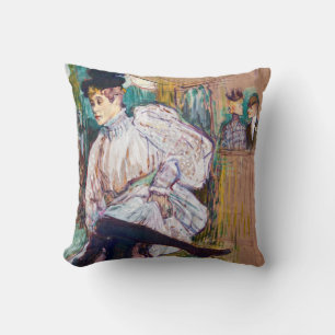 Coussin Toulouse-Lautrec - Jane Avril dansant