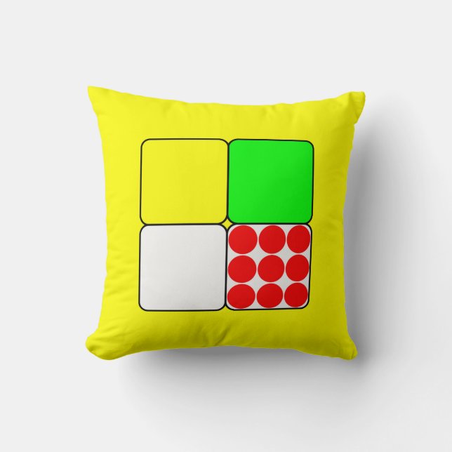 Coussin Tour de France Jerseys 3 Jaunes (Recto)