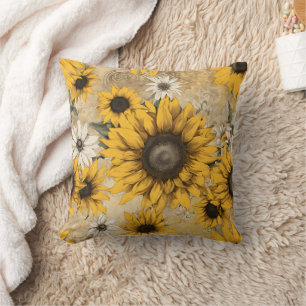 Coussin Tournesol