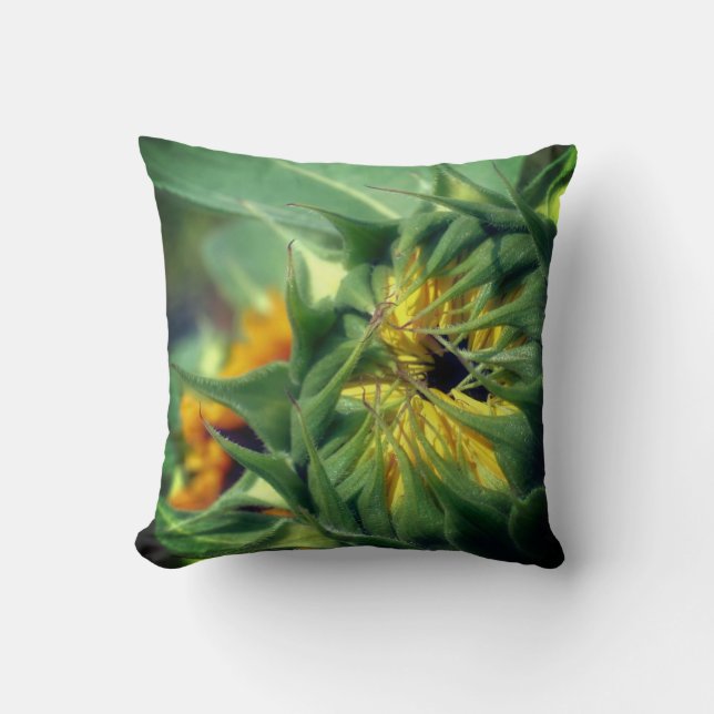 Coussin Tournesol se dépliant   (Recto)