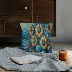 Coussin Tournesols radieux