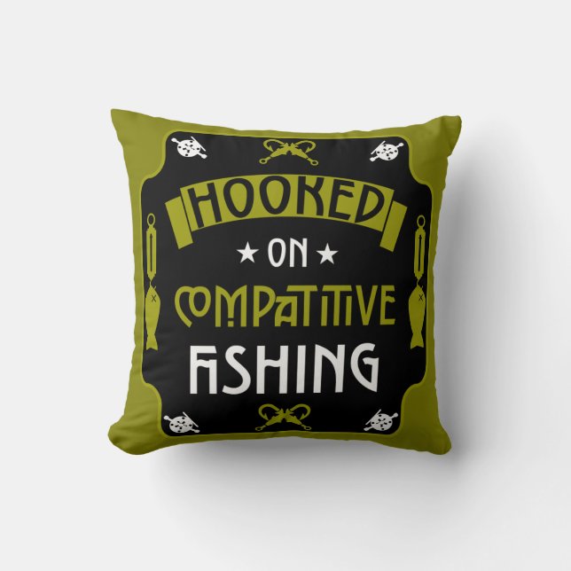 Coussin Tournoi de pêche compétitif (Recto)