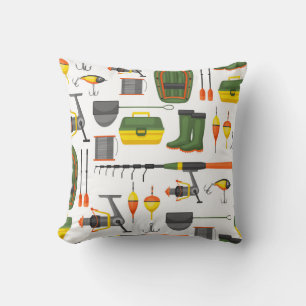 Coussin Tous Les Éléments De Pêche Nécessaires