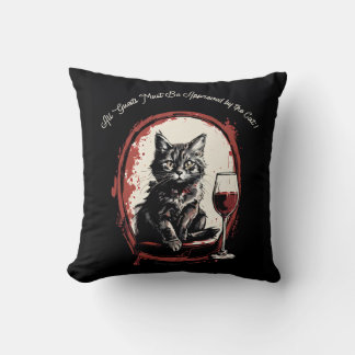 Coussin Tous les invités doivent être approuvés par le Cha