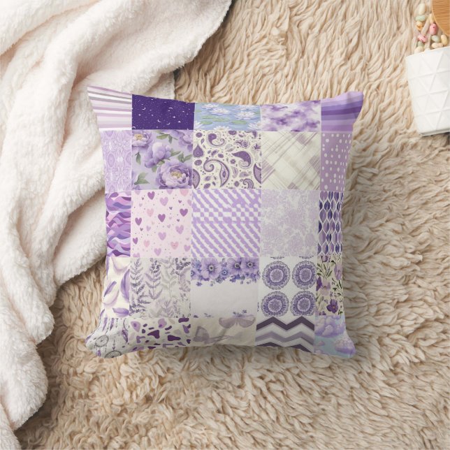 Coussin Tous les Motif de courtepointe Lavender Cheat 2025 (Couverture)