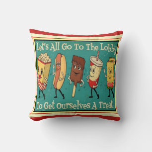 Coussin "Tous partons carreau à lobby"