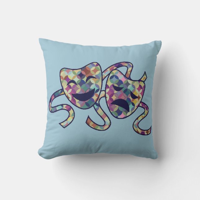 Coussin Tout le monde est une scène... (Recto)