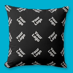 Coussin Tout logo ou image téléchargée   Motif éparpillé