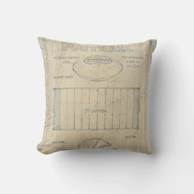 Coussin Tout sur le jeu - Football (Recto)