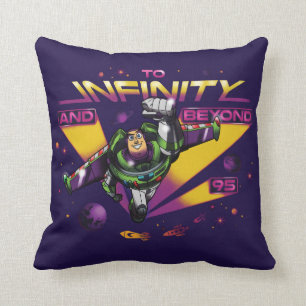 Coussin Toy Story  Buzz Rétro "À L'Infini Et Au-Delà"