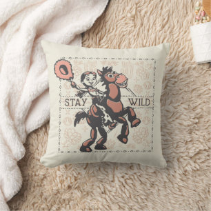 Coussin Toy Story Jessie & Bullseye "Restez Sauvage"