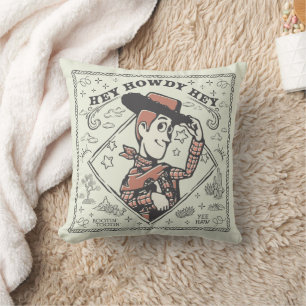 Coussin Toy Story Woody "Héy Howdy Hé"